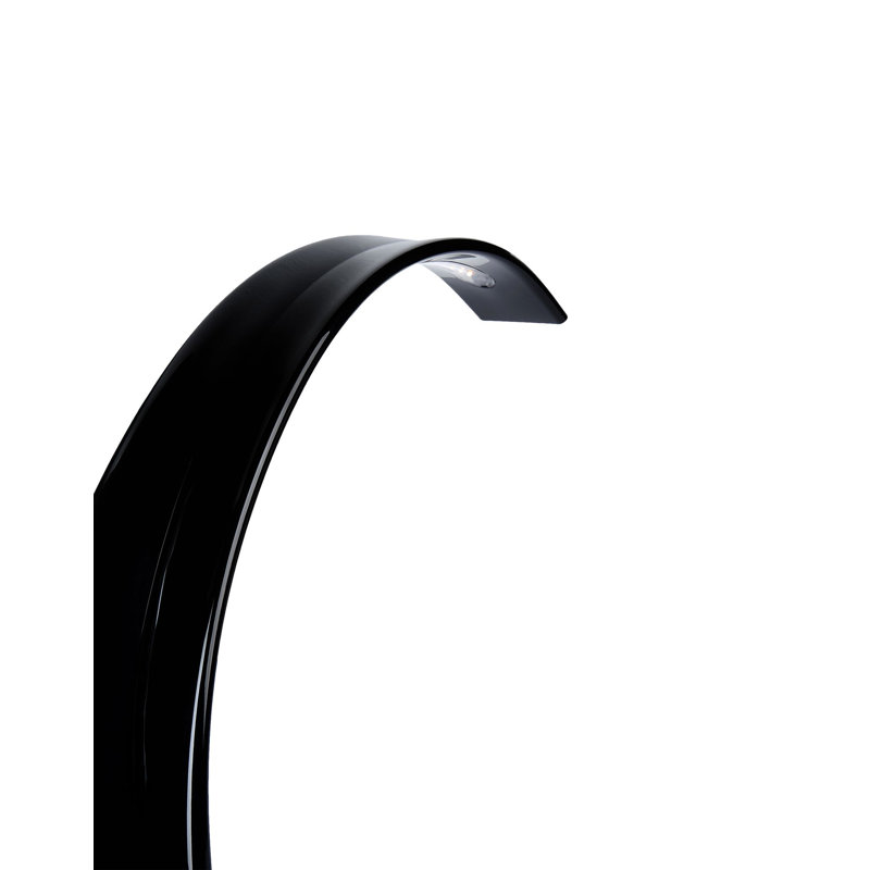 Taj LED Table Lamp, 12.6'' H X 12.2'' W X 3.74'' D, Black