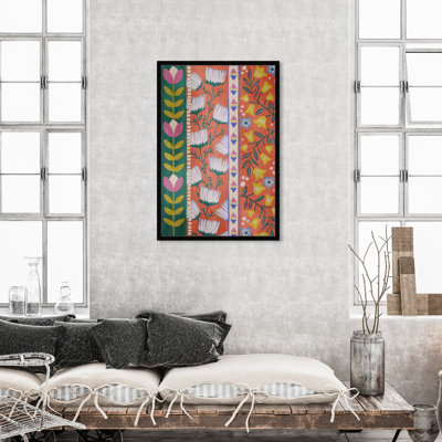 Colorful Floral Pattern Print by Oliver Gal