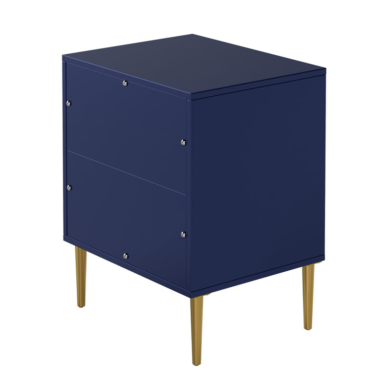 Baity 19.69'' W Nightstand, Blue
