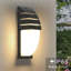 Perlita Black outdoor wall light
