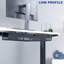 Vivo under desk mesh cable management with power strip holder