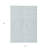 3' X 5' Sky Blue And Ivory Floral Washable Indoor Outdoor Area Rug
