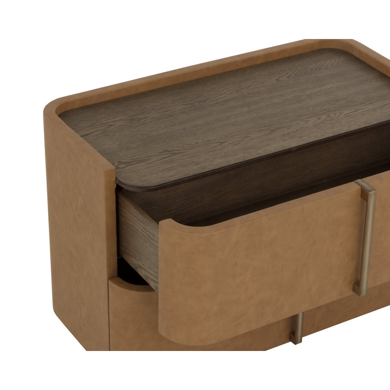Charmen NIGHTSTAND - LARGE - Brown, Brown