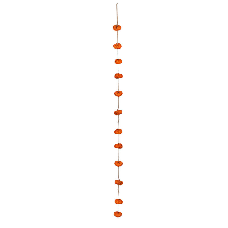 72'' in. Faux Pumpkin & Gourds Garland