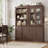 Wooden Bookcase Set, White Or Brown-939666104