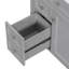 Meuble-lavabo de 30 po avec lavabo supérieur, meuble-lavabo moderne avec 2 tiroirs et tiroir escamotable, meuble-lavabo simple-1845869809
