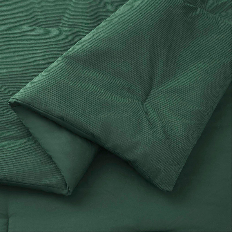 2 Pieces Twin/Twin XL Comforter Set,Green