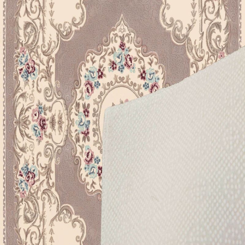 Luxurious 3D Printed Woven Carpet, 55.1 x 86.6 inches | 100% Polyester, Antibacterial, Machine Washable | Non-Slip PVC Felt Dot Underside, 0.3 in Pile Height | Perfect for Living Room, Bedroom & Home Decor