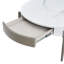 Table basse ronde élégante avec rangement et design élégant pour votre espace de vie