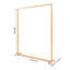 Arche de mariage carrée or 4,9 pi x 6,6 pi, base en métal