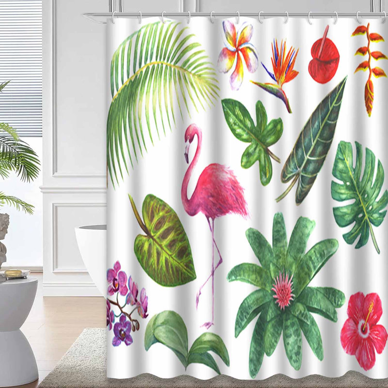 Rideau de douche Tropical, L 72 po x l 72 po
