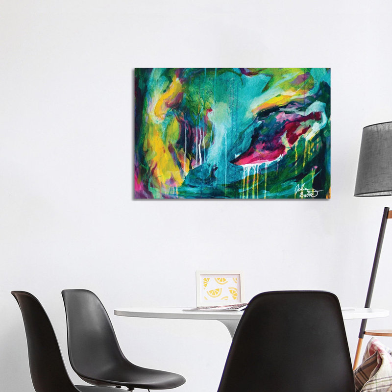 Crystallized by Julia Badow - Wrapped Canvas Painting, 101.6 cm H x 66.04 cm W x 3.175 cm D