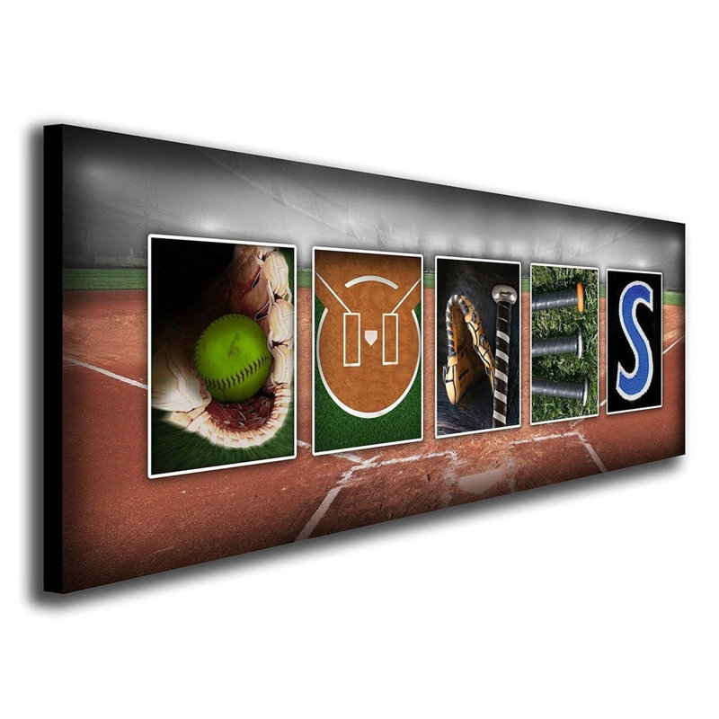 Plaque de nom personnalisée Softball, Oui