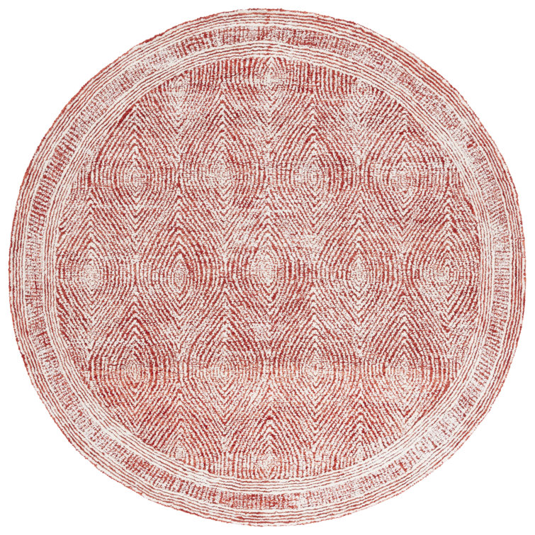 Ranjit Abstract Hand Tufted Wool Geometric Rug
