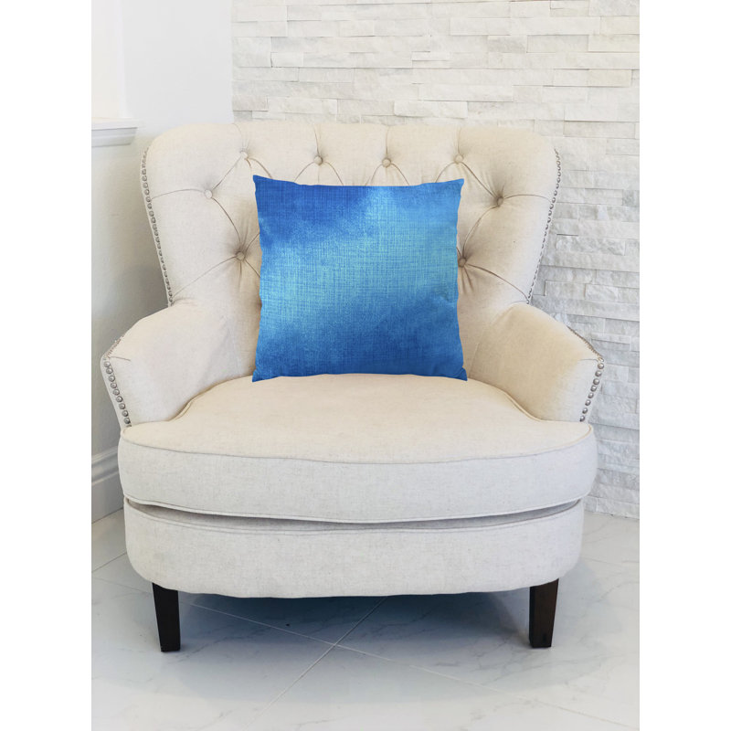 Lumiere Azure Reversible Throw Pillow, 24" x 24"