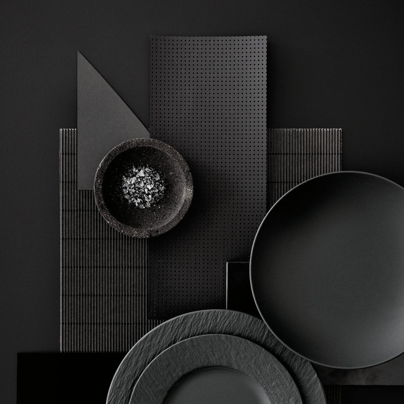 Villeroy & Boch Manufacture Rock 12-piece Dinnerware Set