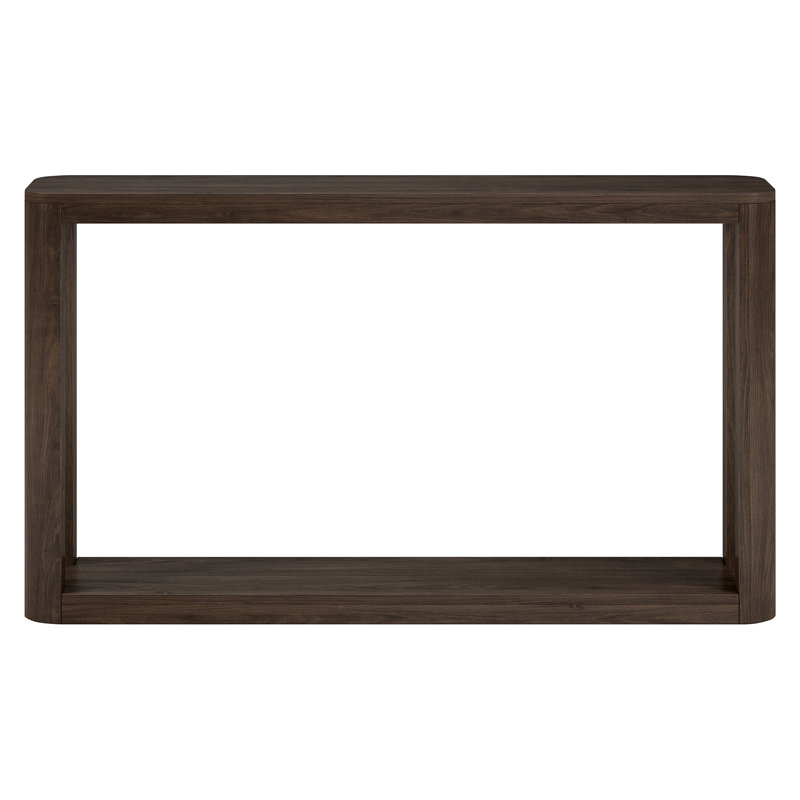 Stellan 52" Wide Rectangular Console Table, Alder Brown