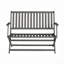 Banc de jardin en bois, banc de parc pliable, banc d'extérieur Smart Design