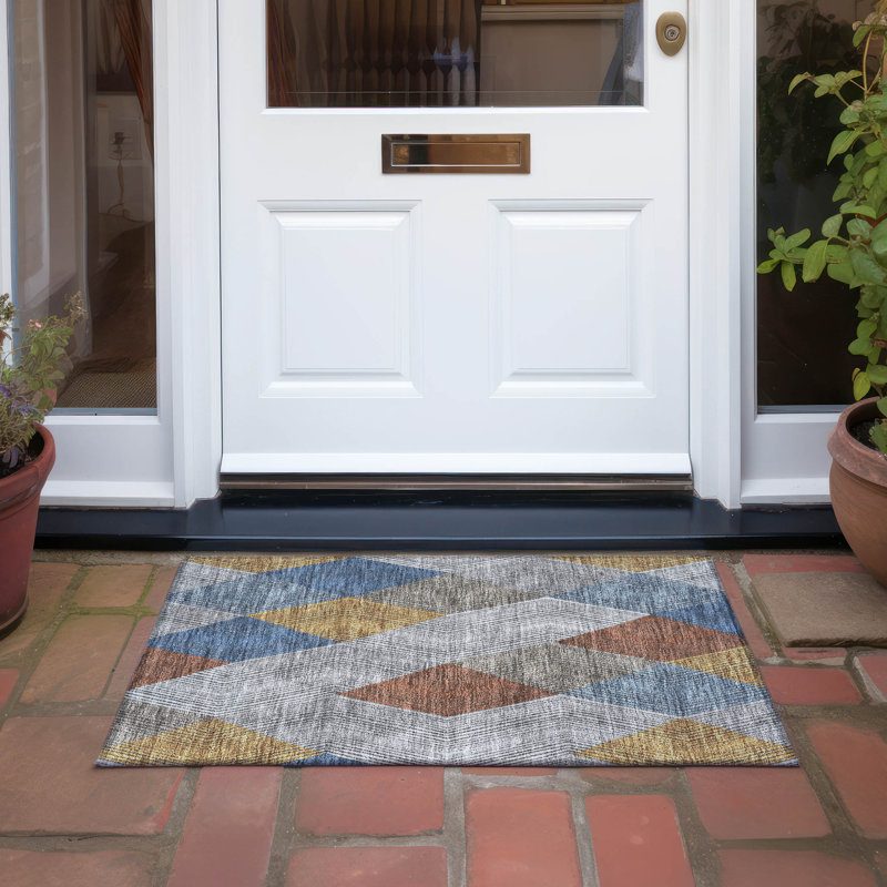 Tapis Aquaisha avec envers antidérapant, Rectangle 1 pi 8 po x 2 pi 6 po