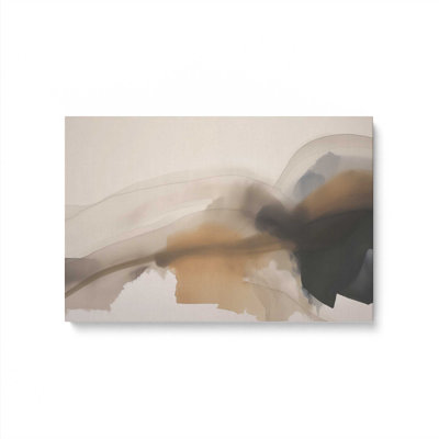 Rustic Elegance Noir, reproduction sur toile