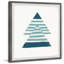 Blue Pyramids by Marmont Hill - Single Picture Frame Painting-41281830