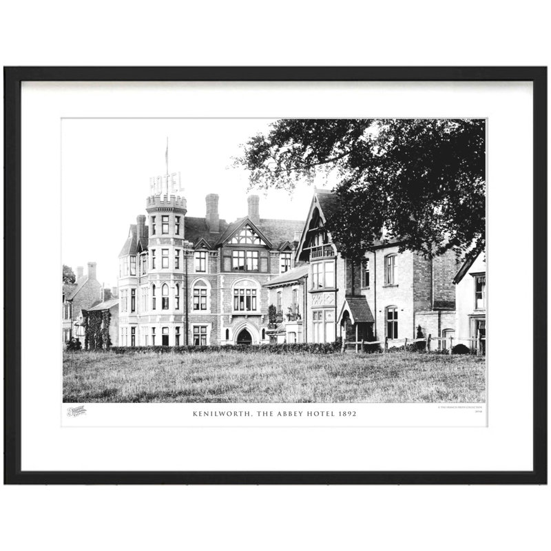 Kenilworth, The Abbey Hotel 1892 by Francis Frith - Single Picture Frame Print, 40cm H x 50cm W x 2.3cm D