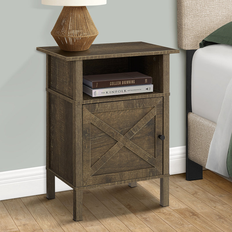 Table d'appoint, table d'appoint, bout, salon, petit, rangement, transitionnel, Brun