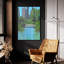 Art mural en verre épique «City Park» par Allayn Stevens, 24 po x 36 po-114790778