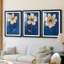 FLORAL Series Lxxvi - Impression sur mesure encadrée de qualité supérieure - 3 pièces-902565295