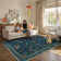 Goldene Animal & Insect Machine Washable Area Rugs with Non-Slip Backing for Living Room, Dining Room, Bedroom