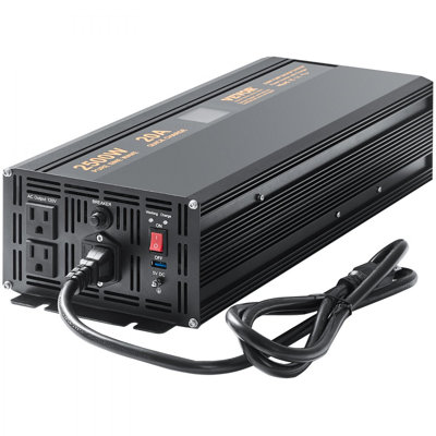 2500W Sump Pump Battery Backup System, LCD Display, Auto Switches to Battery
