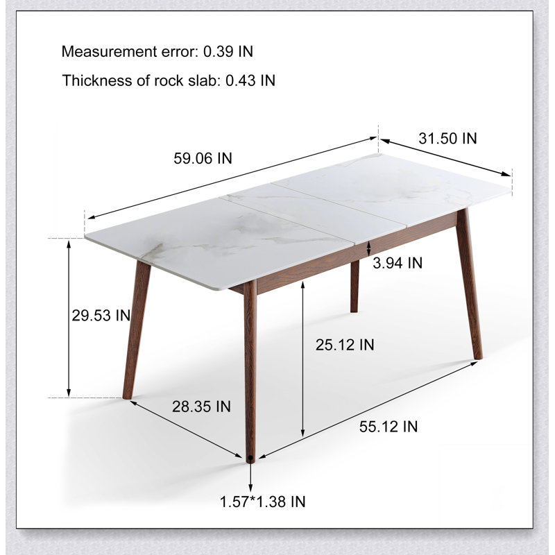 Table de salle à manger moderne