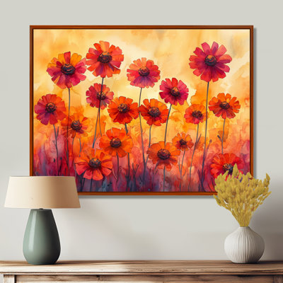 Art mural «Mersepress - Zinnias»
