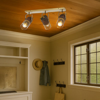 Metal Body Wooden Cap Microphone Semi-Flush Mount