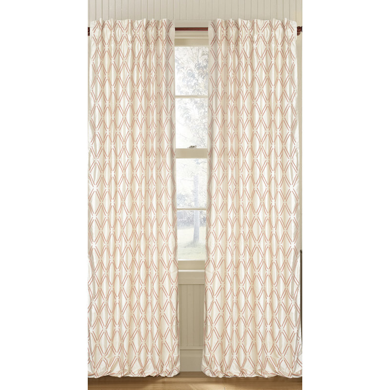 Semi Sheer Curtain, Ivory, 50" W x 96" L