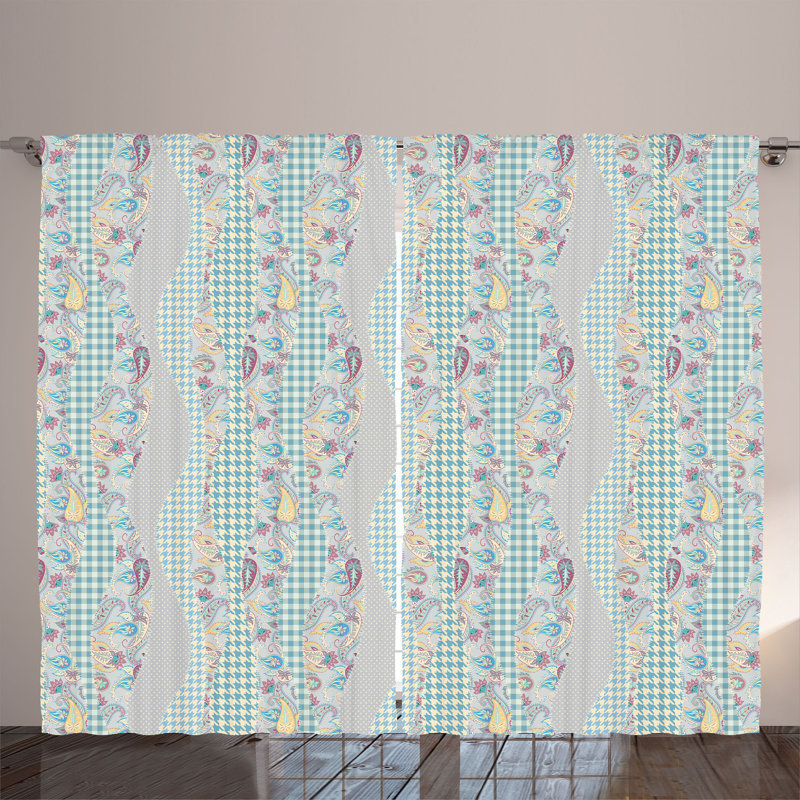 Semi Sheer Curtain Pair