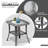 Osorio Swivel Wicker Outdoor Lounge Chair-52956880