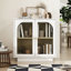 Armoire de rangement avec porte en acrylique pour le salon, la salle à manger et le bureau