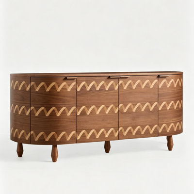 Retro Kitchen Large Capacity Sideboard
