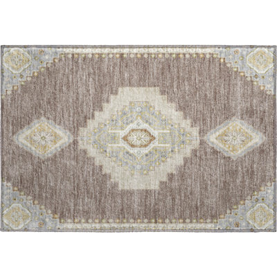 Premium Machine Washable Guada AMF1014 Oriental Rug
