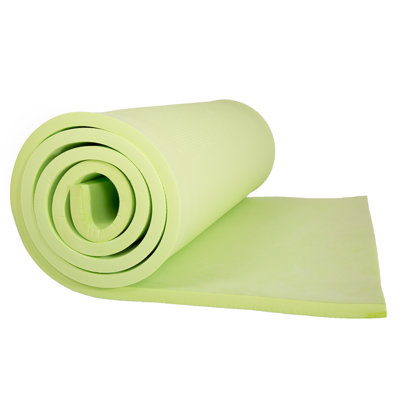 Kwong Wakeman Thick Yoga Mat - Double Sided 1/2- Inch Workout Mat - 72x24-Inch Durable Exercise Mat