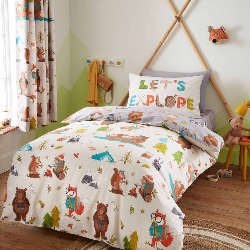 Woodland Adventure Duvet Cover Set, Junior - 1 Pillowcase Standard (50 x 75cm)