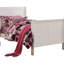 White Bed For Full Beds, Constructed With Solid Wood And Classic Build, Extra Compartment