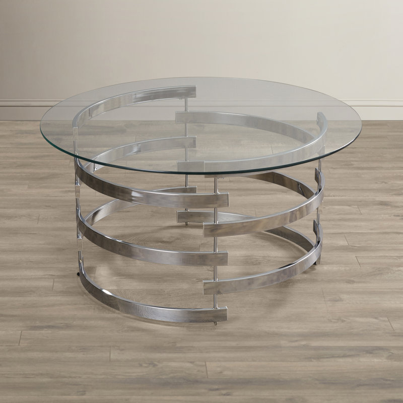 Telly Glass Top Coffee Table