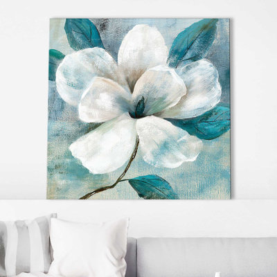 Sarcelle Magnolia I (carré) par Nan Print
