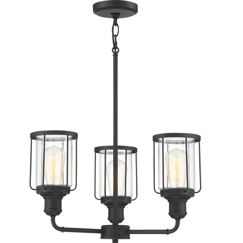 Lustre classique / traditionnel à 3 lumières Leyden