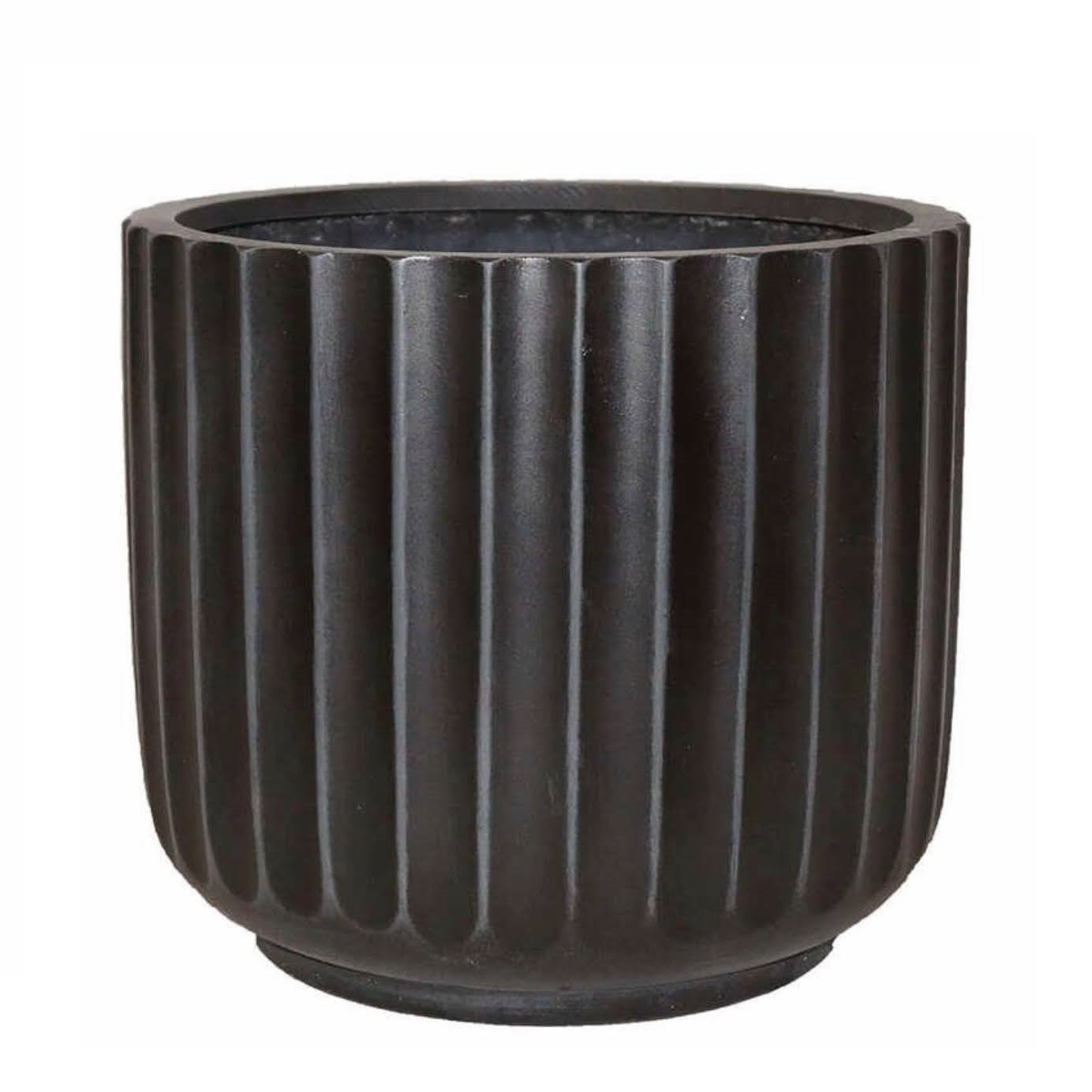 Allenville Fiberstone Planter, 12.5" H x 14" W x 14" D, Tan