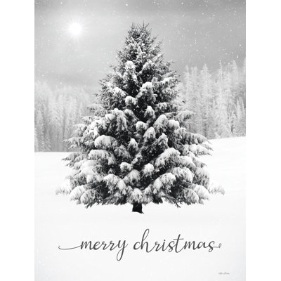 " Merry Christmas Snowy Tree "