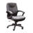Mayfair Mid-Back Ergonomic Fully Upholstered Office Chair with Arms, Black