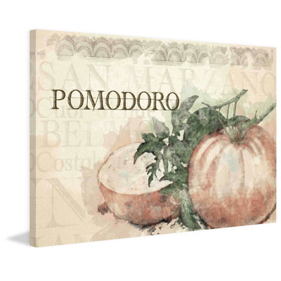 Tomato 19130308 - Wrapped Canvas Print